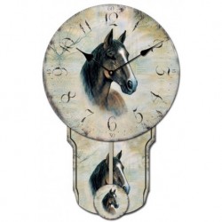 Orologio a Pendolo Figura Cavallo orologio a parete per casa Agriturismo Pub