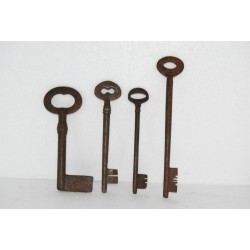Chiave antica in ferro da collezione serratura