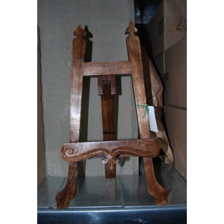 Cavalletto portacornice da tavolo in legno