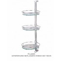 MENSOLA SCAFFALE BAGNO DOCCIA TRE RIPIANI