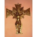 CROCIFISSO QUADRO SACRO CAPOLETTO FOGLIA ORO
