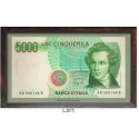 QUADRO COLLEZIONE BANCONOTa da 5.000 lire italiane