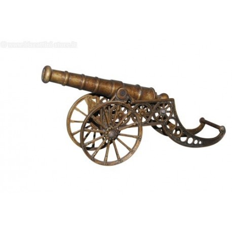 Cannone in bronzo Soprammobile d'epoca da collezione articolo da regalo