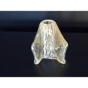COPPETTA IN VETRO DESIGN PER LAMPADARIO RICAMBIO RINNOVO LAMPADARIO