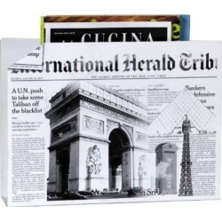 porta riviste in metallo parigi porta giornale sala attesa