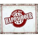 TARGA HAPPY HOUR TABELLA latta  VINTAGE INSEGNA PUB bar locali