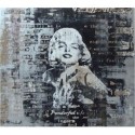 Marilyn Monroe olio su tela