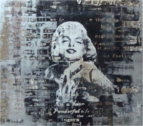 Marilyn Monroe olio su tela - IlBottegone.biz