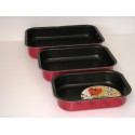 Teglie da forno Lasagnere set tre pezzi antiaderente