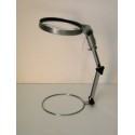 LAMPADA LED DA TAVOLO LENTE INGRANDIMENTO SCRIVANIA ESTETISTA DECOUPAGE