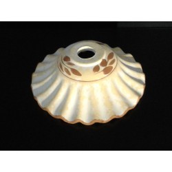 tazzina in ceramica grezza  per lampadario decorata ricambio sostituzione