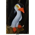 Pinguino in resina per arredamento negozi casa