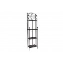 LIBRERIA ETAGERE IN FERRO BATTUTO A 4 RIPIANI SCAFFALE ESPOSITORE