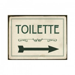 TARGA  LATTA TOILETTE  BAGNO pannello a muro WC TARGHETTA TARGHE LATTA PARETE