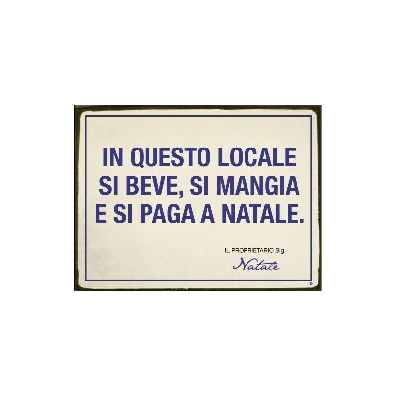 targhe per bar locali bagni e sala fumatori - IlBottegone.biz