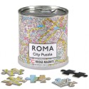 PUZZLE ROMA MAGNETICO 100 PEZZI IN BARATTOLO LATTA MAPPA URBANA CITTA'