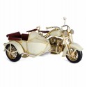 MODELLINO LATTA SiDECAR MODELLISMO MODELLINO DA COLLEZIONE MOTOCICLETTA MOTO