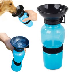 Bottiglia d'acqua per cane da viaggio