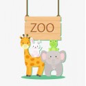 animali in resina zoo